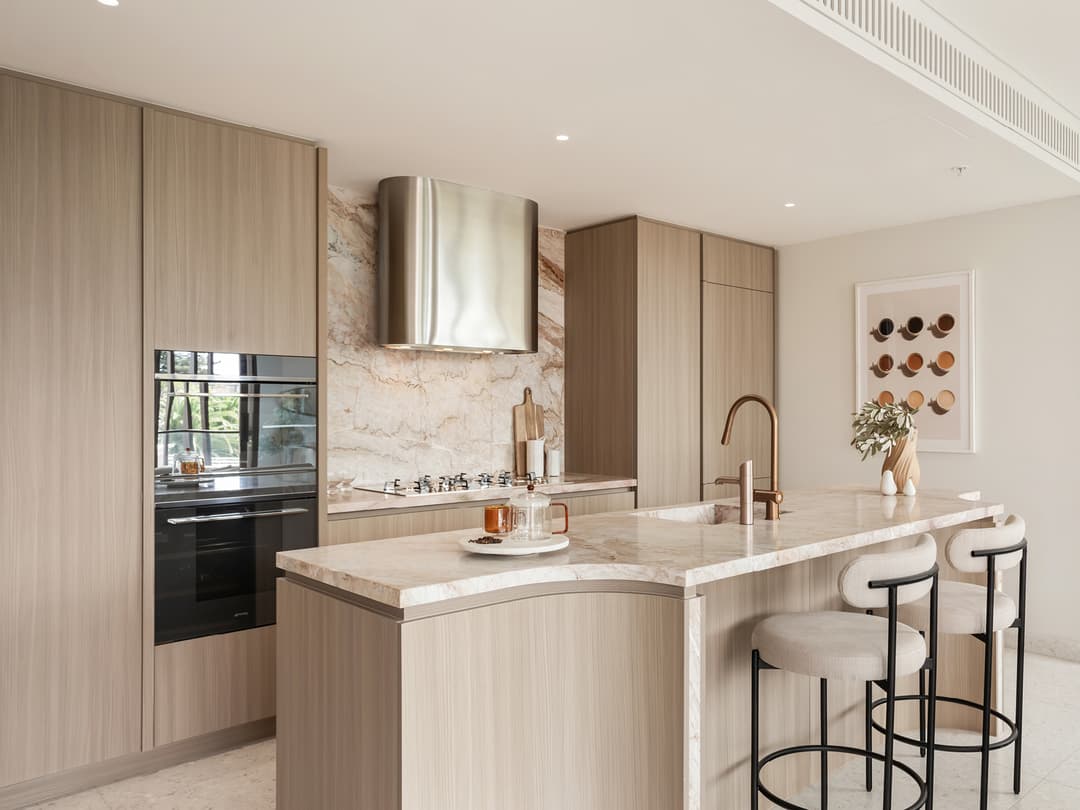 Expert caulking work - contemporary kitchen design